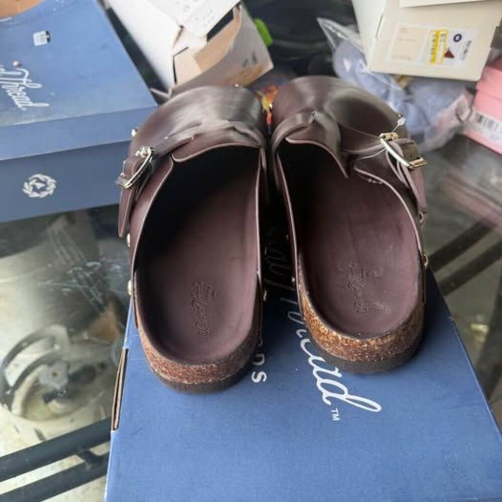Universal Thread Brown Studded Clogs - Picture 3 of 3